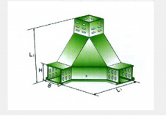 上、下角垂直三通 拉挤玻璃钢电缆桥架