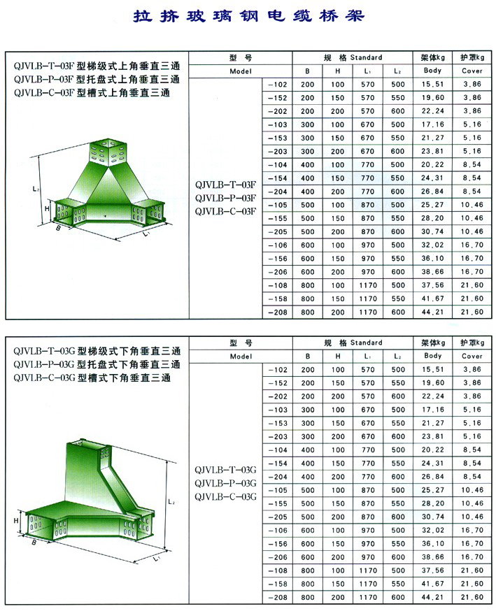 上、下角垂直三通 拉挤玻璃钢电缆桥架